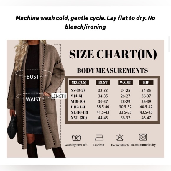 🆕Women's Open Front Sweater Cardigan - Picture 2 of 2